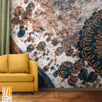 Modern and Intricate dark brown mandala pattern Wallpaper [WP-FVA-163]