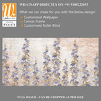 Subtle pattern of periwinkle blue flowers [WP-FVA-171]