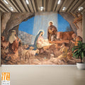Watercolor painting of the Nativity scene [WP-FVA-191]