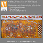 Mural painting of Krishna in Guruvayur Temple [WP-FVA-207]