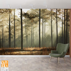 Endless pine forest with tall trees [WP-FVA-300]
