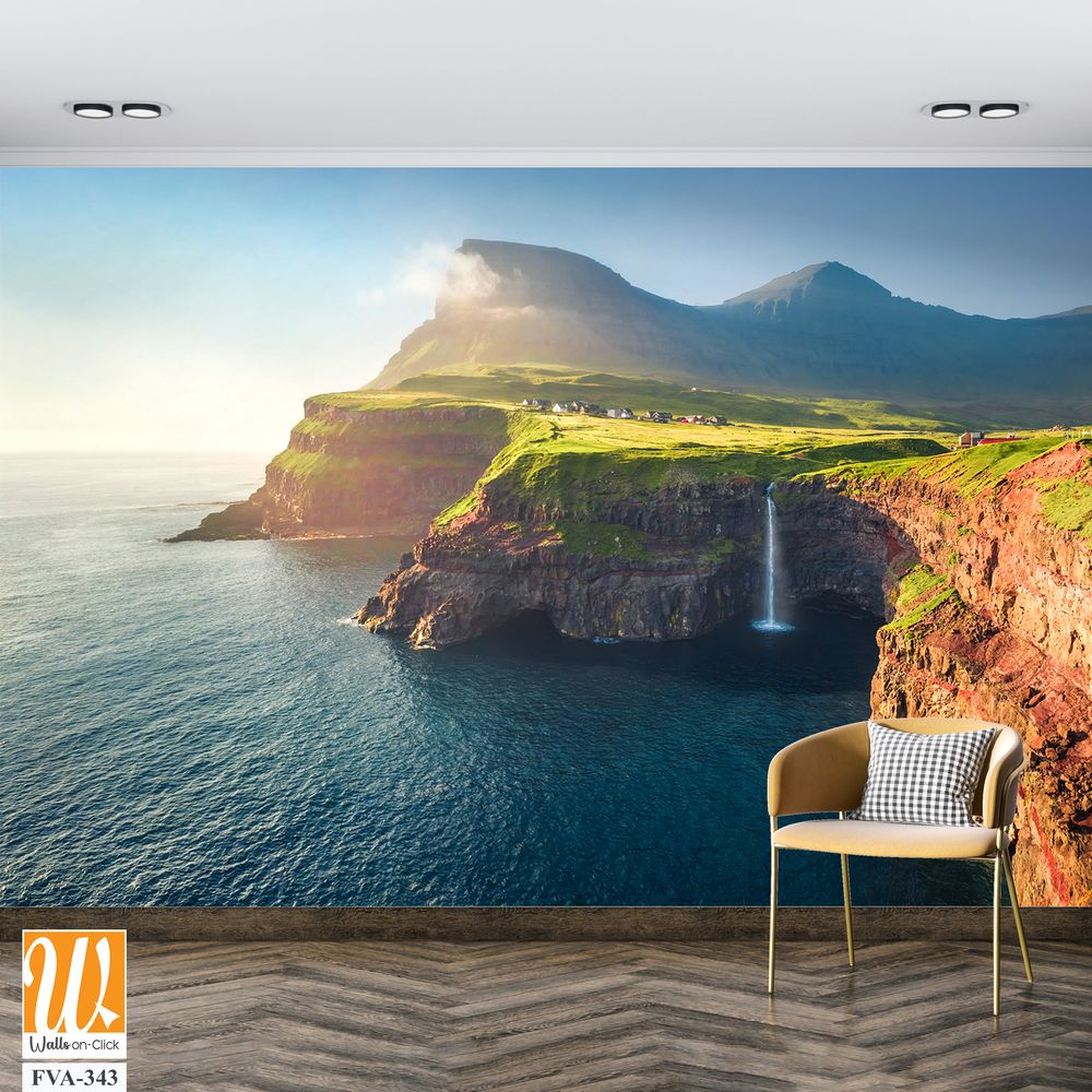 Panoramic view of the beautiful nature and cliffs [WP-FVA-343]