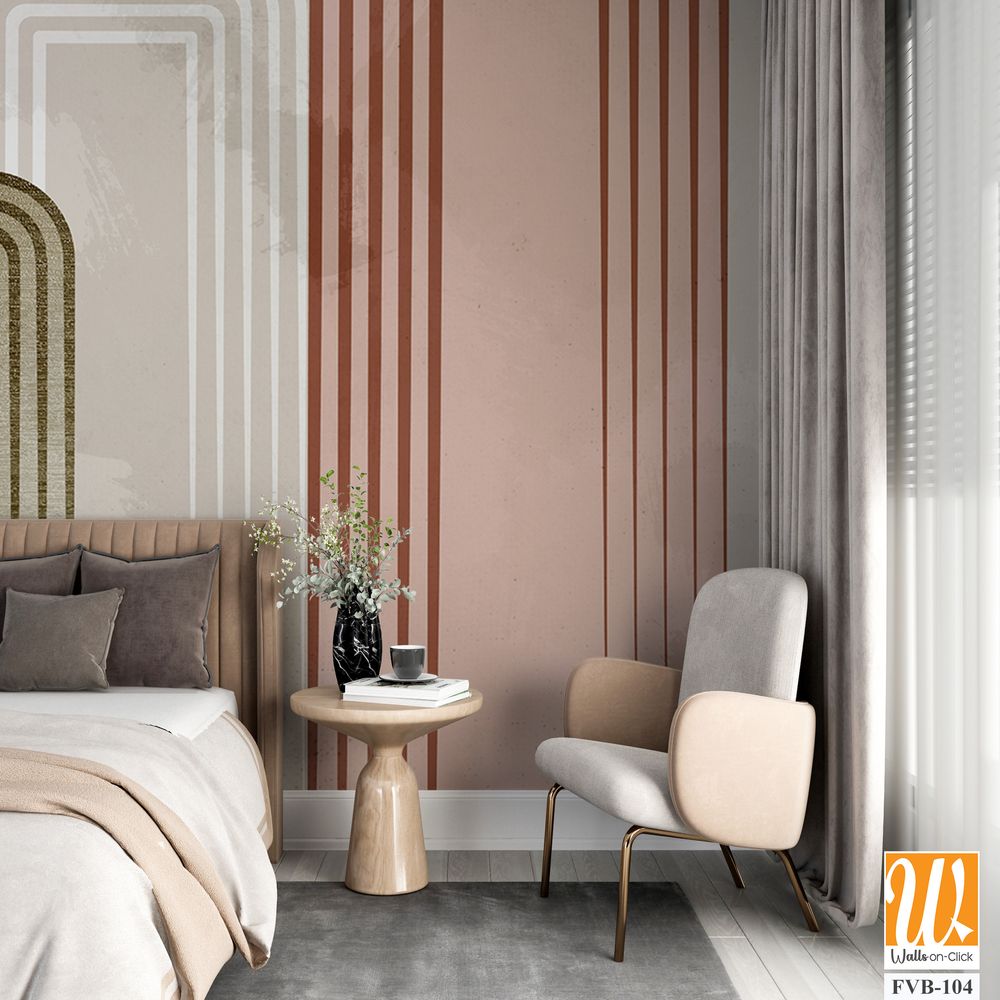 Mid-century modern abstract geometric shapes [WP-FVB-104]