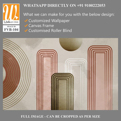Mid-century modern abstract geometric shapes [WP-FVB-104]