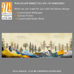 Abstract landscape with trees and mountains [WP-FVB-108]