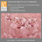 3D pink roses Wallpaper [WP-FVB-432]