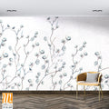 Hand-drawn watercolor painting of willow branches Wallpaper [WP-FVB-459]