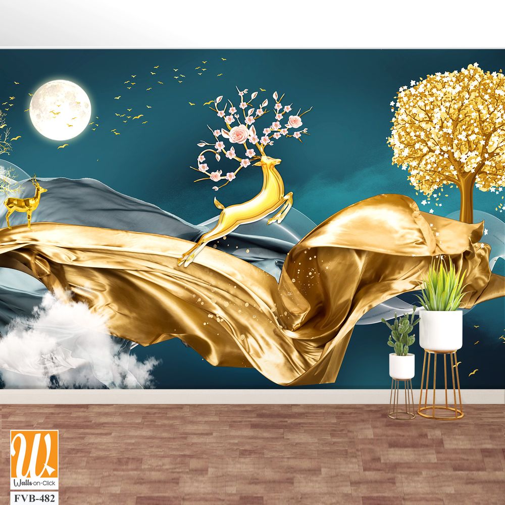 The mighty deer - 3D Wallpaper [WP-FVB-482]