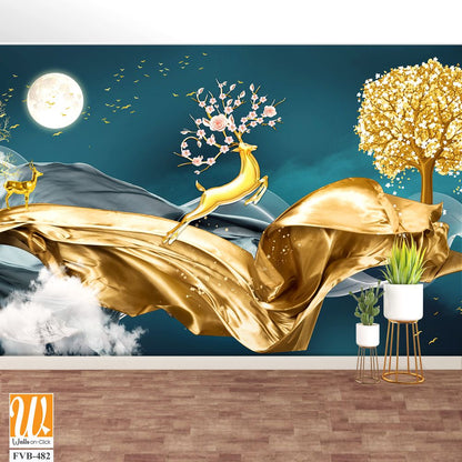 The mighty deer - 3D Wallpaper [WP-FVB-482]