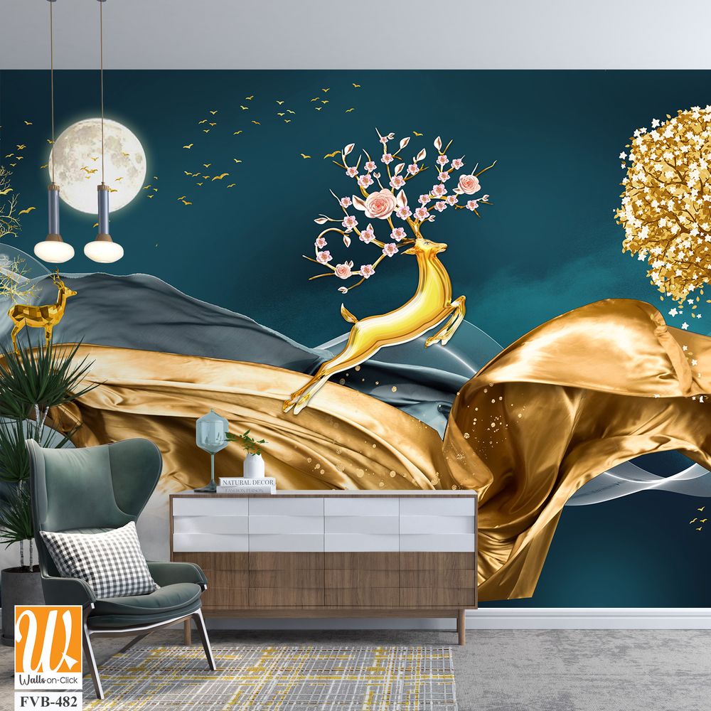 The mighty deer - 3D Wallpaper [WP-FVB-482]