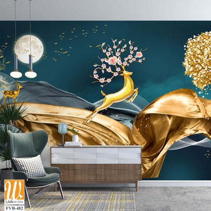 The mighty deer - 3D Wallpaper [WP-FVB-482]