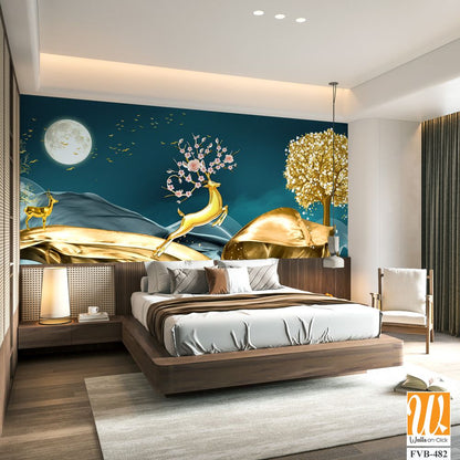 The mighty deer - 3D Wallpaper [WP-FVB-482]