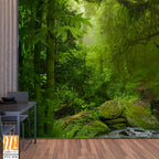 A jungle landscape with a bamboo forest Wallpaper [WP-FVC-076]