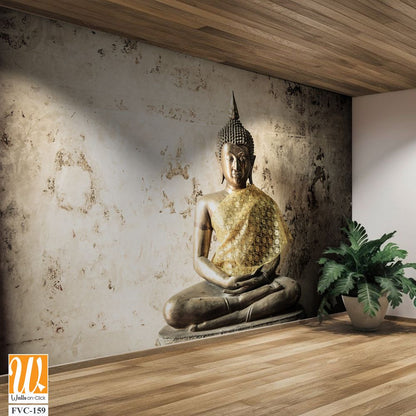 Thai Buddha statue, seated in meditation Wallpaper [WP-FVC-159]