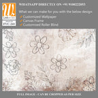 Floral doodles on grunge background [WP-FVC-241]
