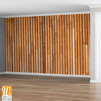 Wooden slat wall background Wallpaper [WP-FVC-294]