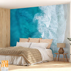Beautiful beach with waves and sand Wallpaper [WP-FVC-319]