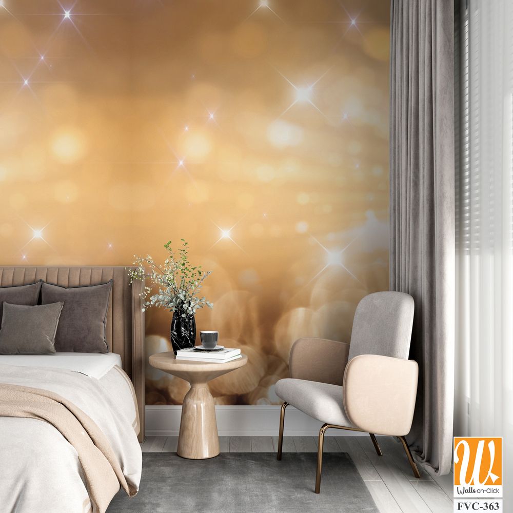 Buddha with sparkling lights Wallpaper [WP-FVC-363]