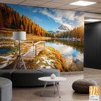 Autumn landscape of Lake Desiena Wallpaper [WP-FVD-002]