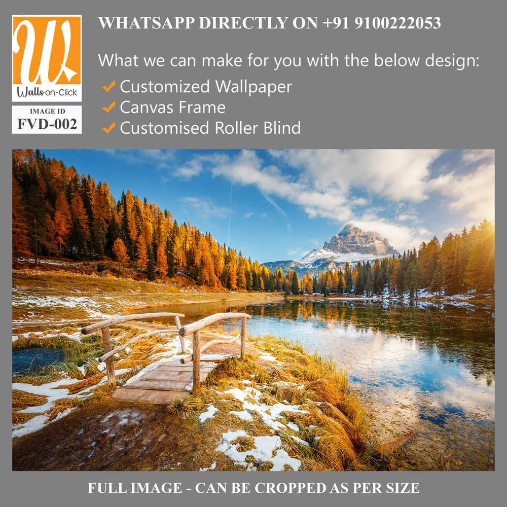 Autumn landscape of Lake Desiena Wallpaper [WP-FVD-002]