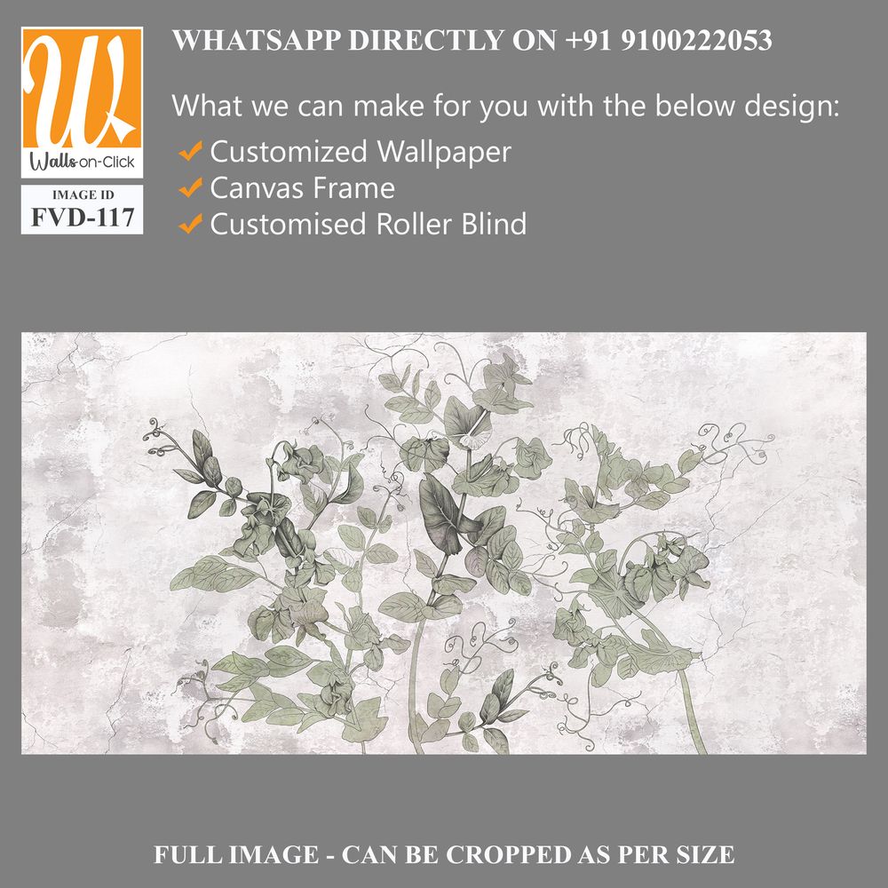 Beautiful and elegant illustration of vines with leaves [WP-FVD-117]