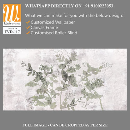 Beautiful and elegant illustration of vines with leaves [WP-FVD-117]