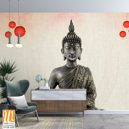 Buddha statue in the lotus pose [WP-FVD-155]