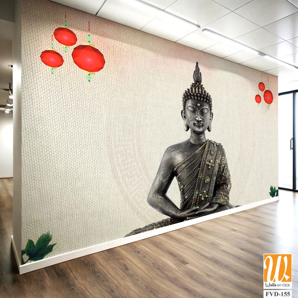 Buddha statue in the lotus pose [WP-FVD-155]