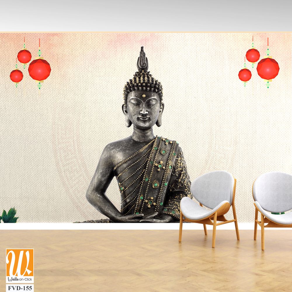 Buddha statue in the lotus pose [WP-FVD-155]