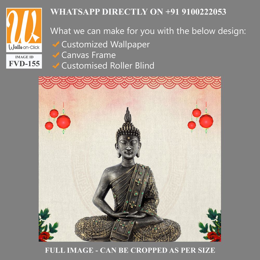 Buddha statue in the lotus pose [WP-FVD-155]