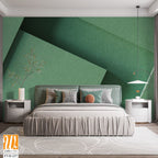 Green color geometric design [WP-FVD-237]