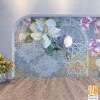 Abstract magnolia and floral pattern [WP-FVD-321]