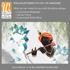 Dark-skinned Lord Krishna playing a flute [WP-FVD-426]