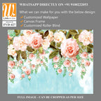 Whimsical watercolor floral backdrop [WP-FVD-427]