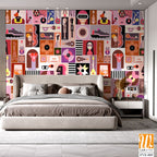 Collage of fashion, music, and film culture [WP-FVE-005]