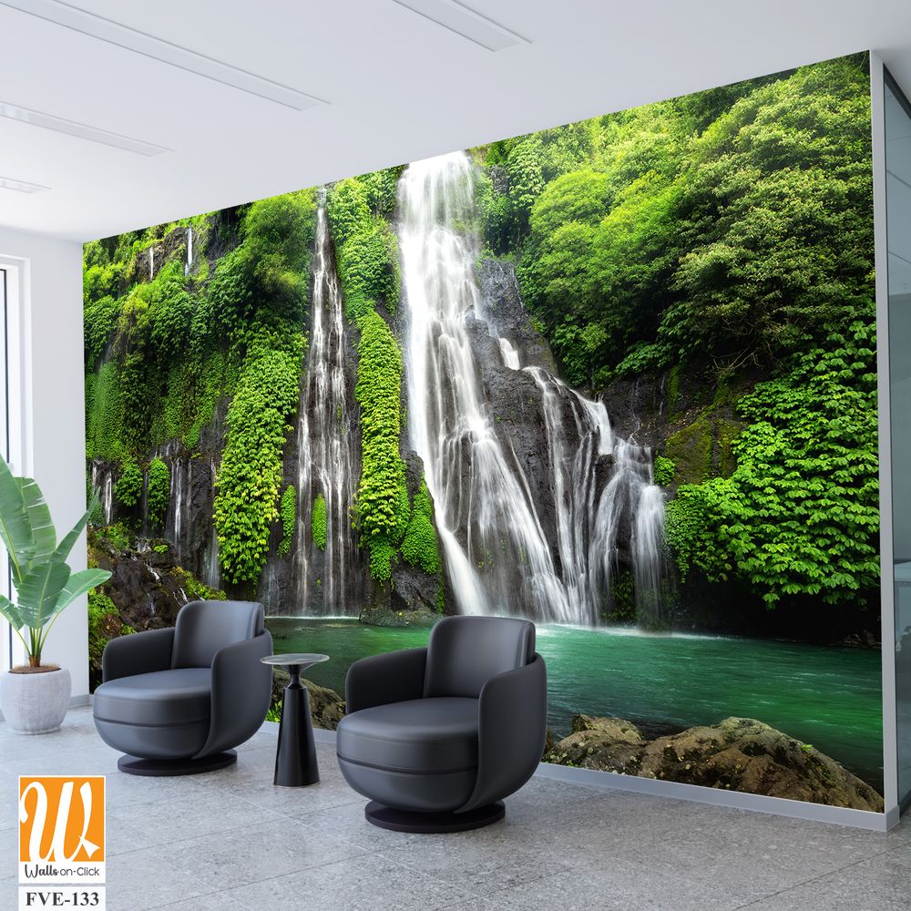 Breathtaking view of the iconic Waterfall in Bali [WP-FVE-133]