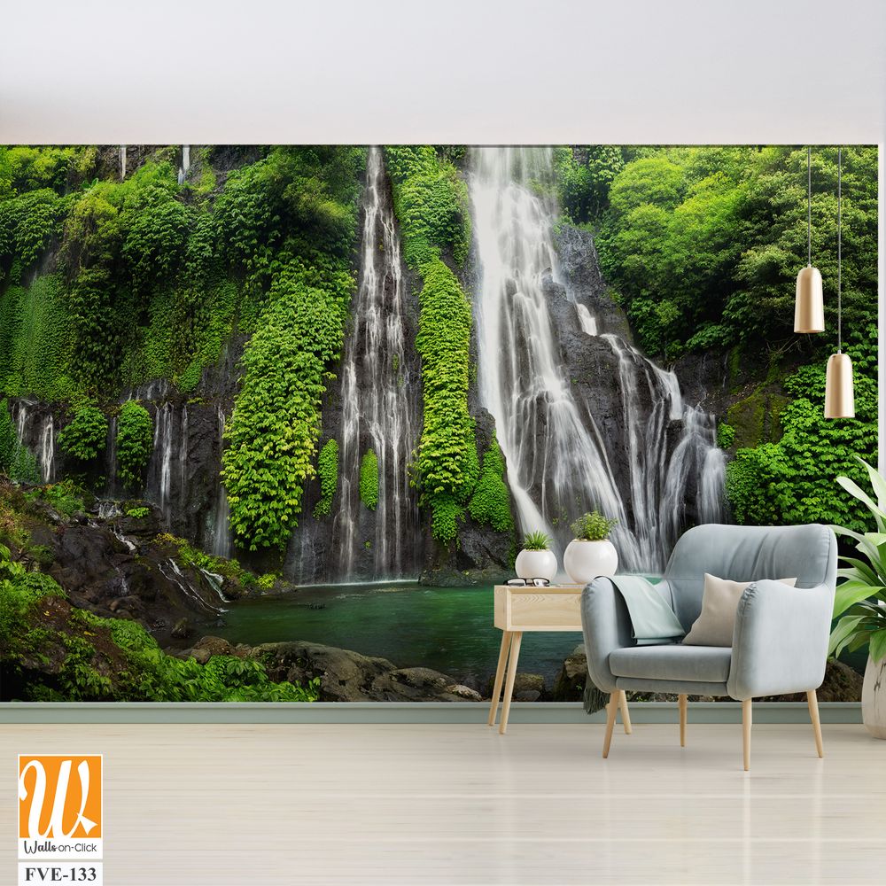 Breathtaking view of the iconic Waterfall in Bali [WP-FVE-133]