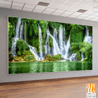 Kravica Waterfall in green water and lush vegetation, [WP-FVE-144]