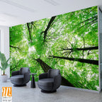 Lush green canopy of trees Wallpaper [WP-FVE-167]