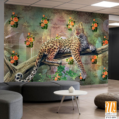 The Majestic leopard Wallpaper [WP-FVF-099]