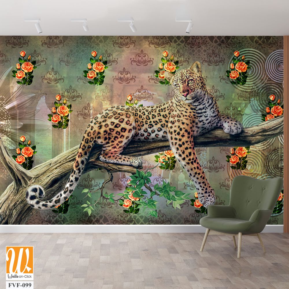 The Majestic leopard Wallpaper [WP-FVF-099]