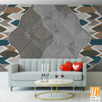 Decorative pattern featuring an intricate geometric shape [WP-FVF-227]