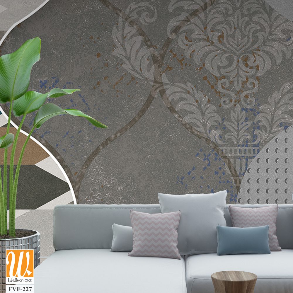 Decorative pattern featuring an intricate geometric shape [WP-FVF-227]