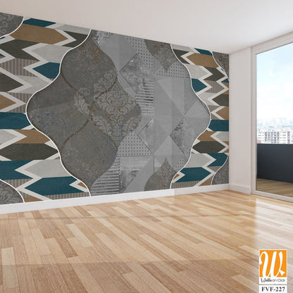 Decorative pattern featuring an intricate geometric shape [WP-FVF-227]