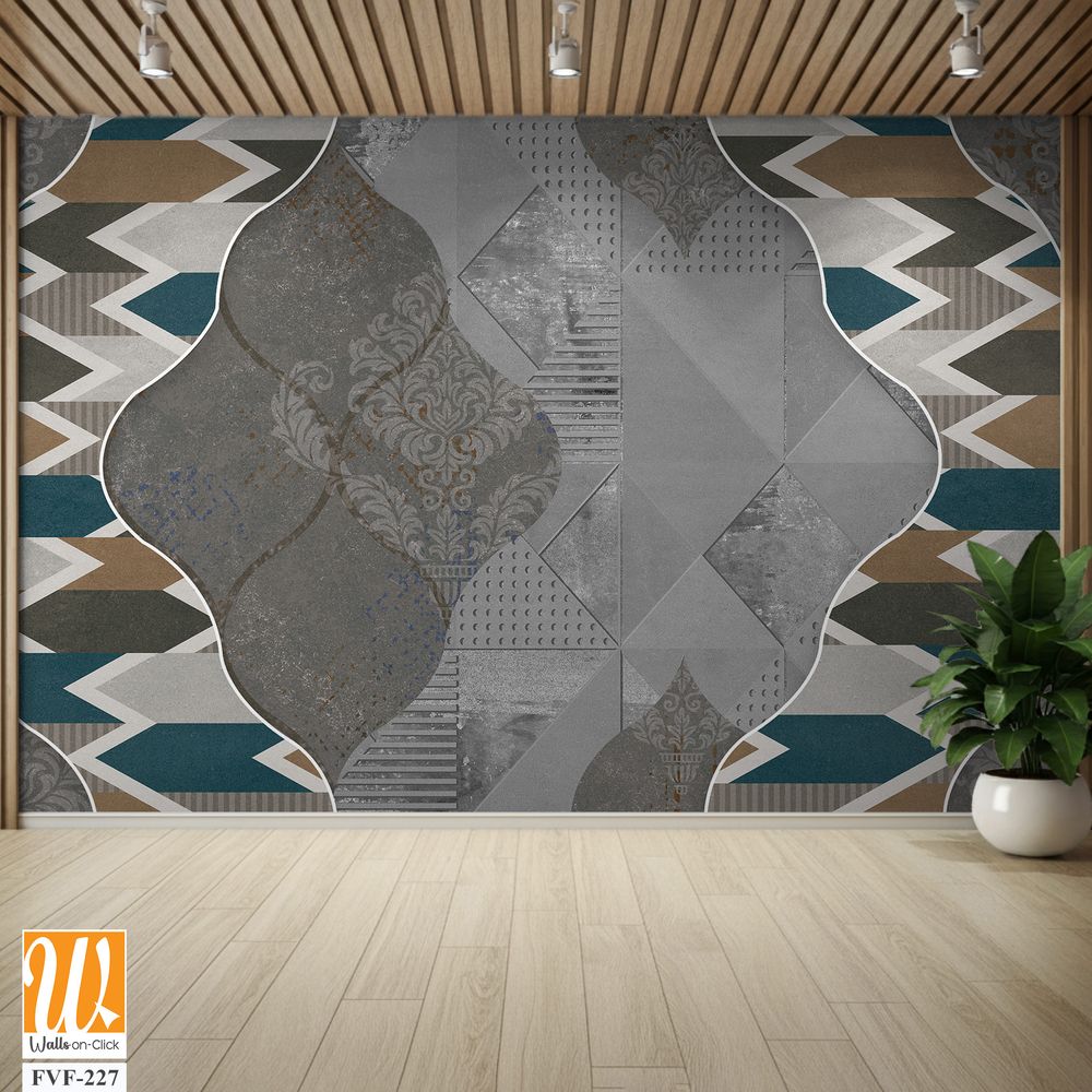 Decorative pattern featuring an intricate geometric shape [WP-FVF-227]