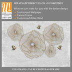 3D art depicting elegant delicate flowers [WP-FVF-439]