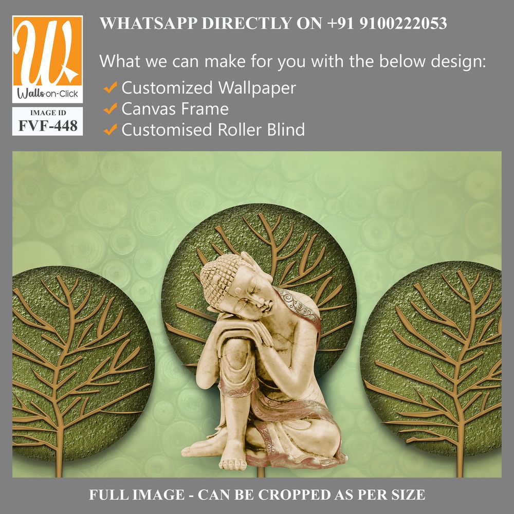 Elegant sculpture of a sitting Buddha [WP-FVF-448]