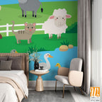 Farm animals in a barn [WP-FVG-094]