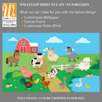 Farm animals in a barn [WP-FVG-094]
