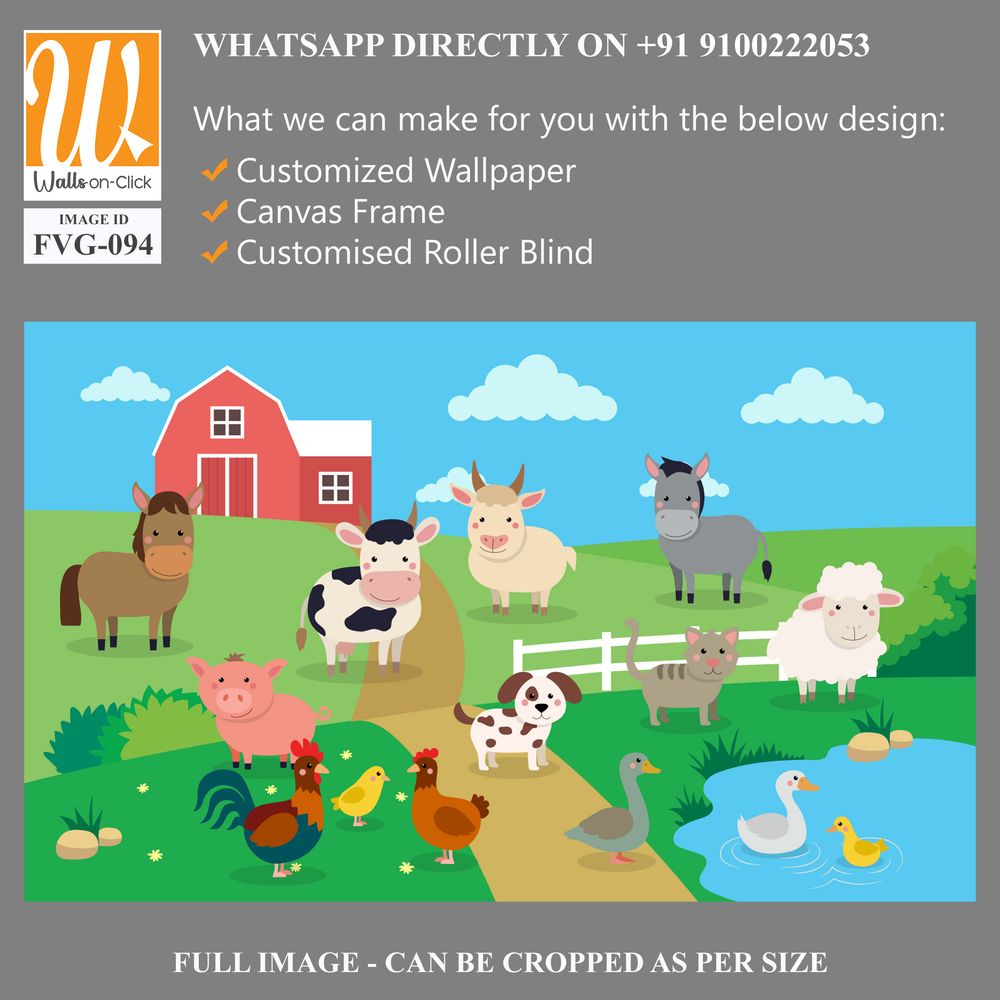 Farm animals in a barn [WP-FVG-094]